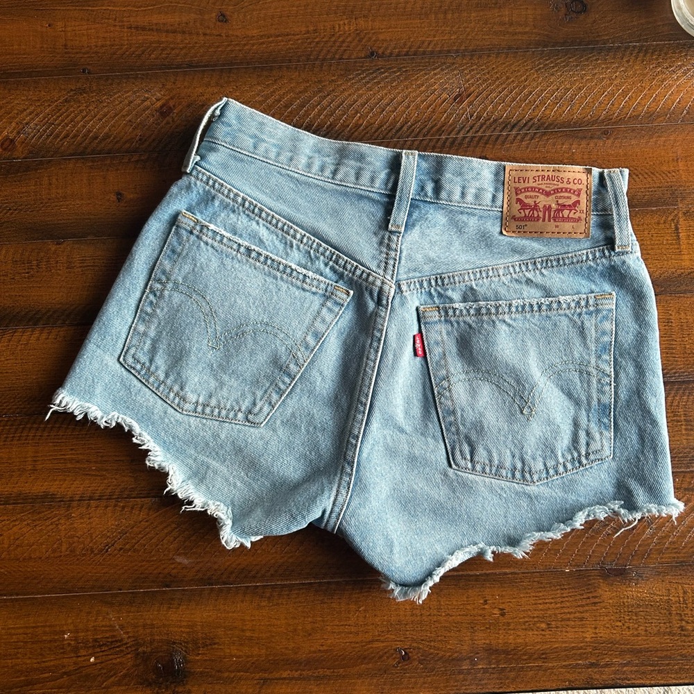 Levi’s 501 Light Wash Denim Shorts
